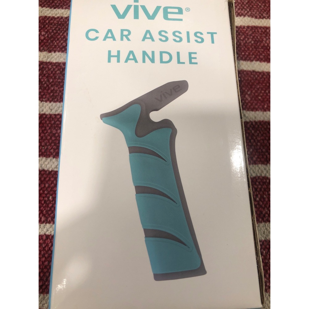Car Assist Handle Portable Auto Grab Bar Mobility Aid Teal Grey 300lb Limit Tool